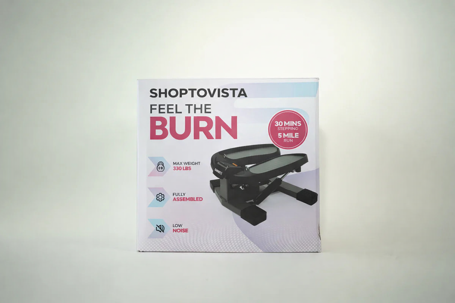 Mini Stepper with Resistance Bands