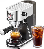 Espresso Machine, 20 Bar Espresso Coffee Machine with Milk Frother