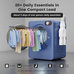 1.5 Cu.Ft. Portable Clothes Dryer With Shoe Drying Rack