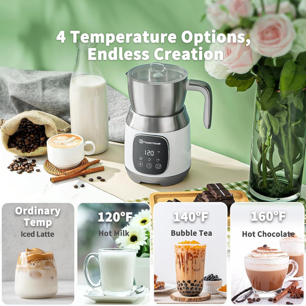 Maestri House DualFro 600 Milk Frother and Steamer 21oz/600mL