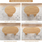 The Extendable Oval Dining Table