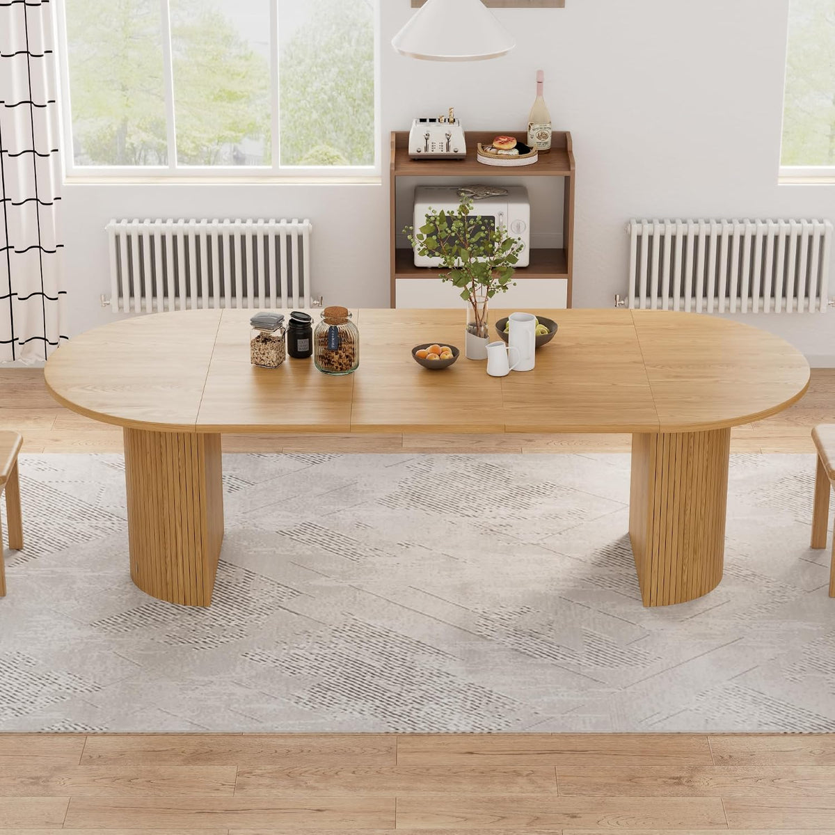 The Extendable Oval Dining Table