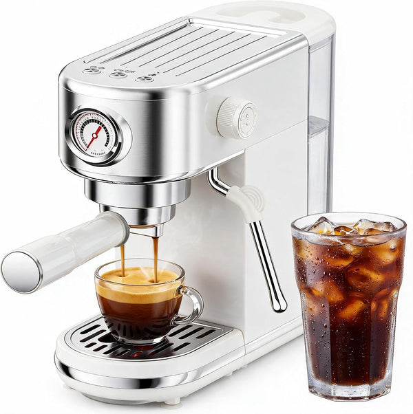 Espresso Machine, 20 Bar Espresso Coffee Machine with Milk Frother