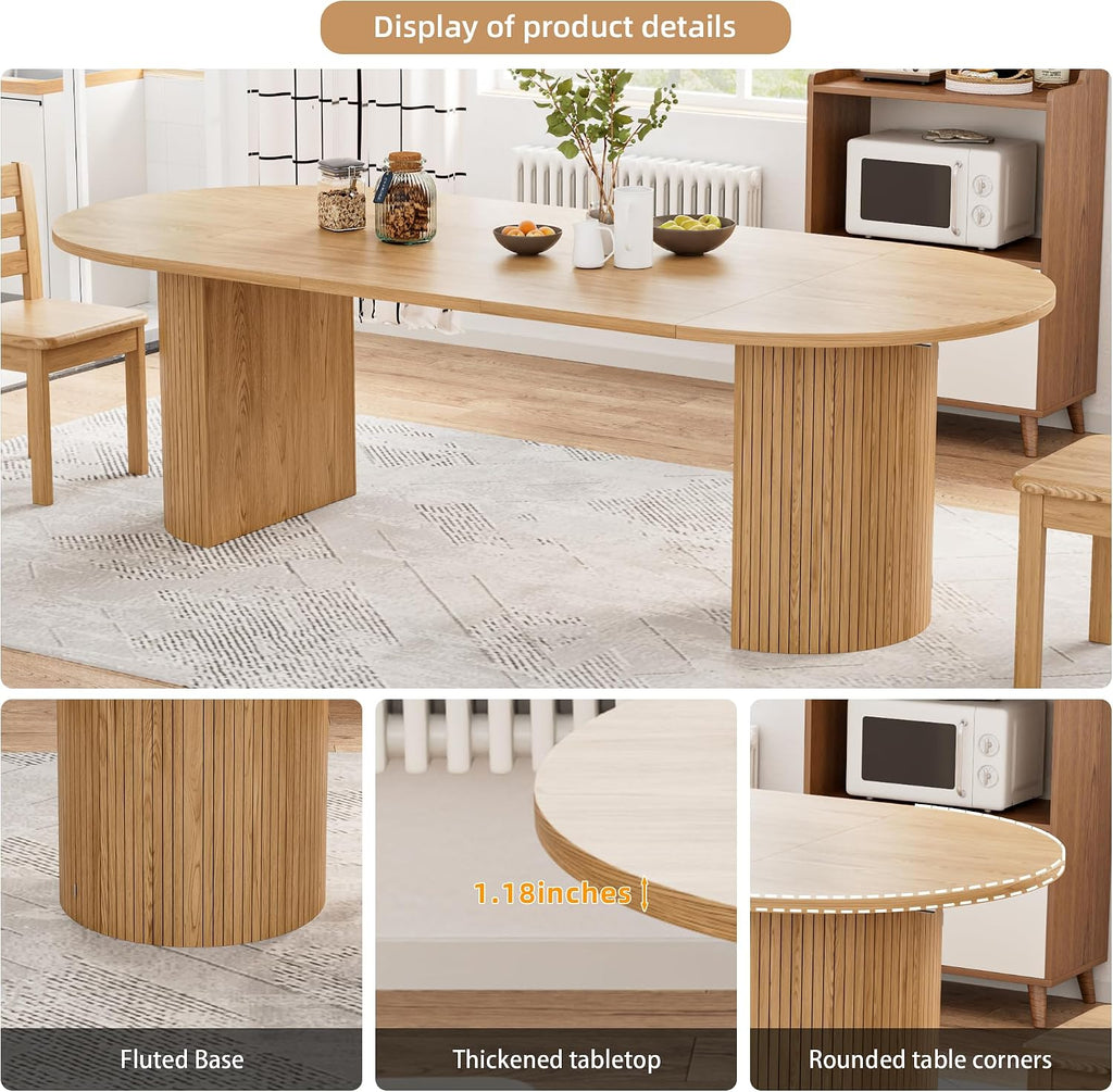 The Extendable Oval Dining Table