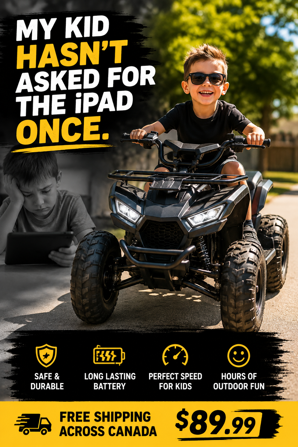 SHOPTOVISTA ™  Four Wheeler Kids ATV