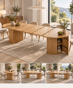 The Extendable Oval Dining Table