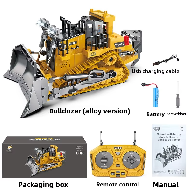 🚜 ShopToVista™ TitanX RC Bulldozer