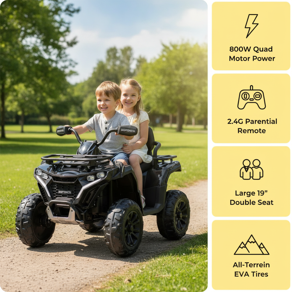 SHOPTOVISTA ™  Four Wheeler Kids ATV