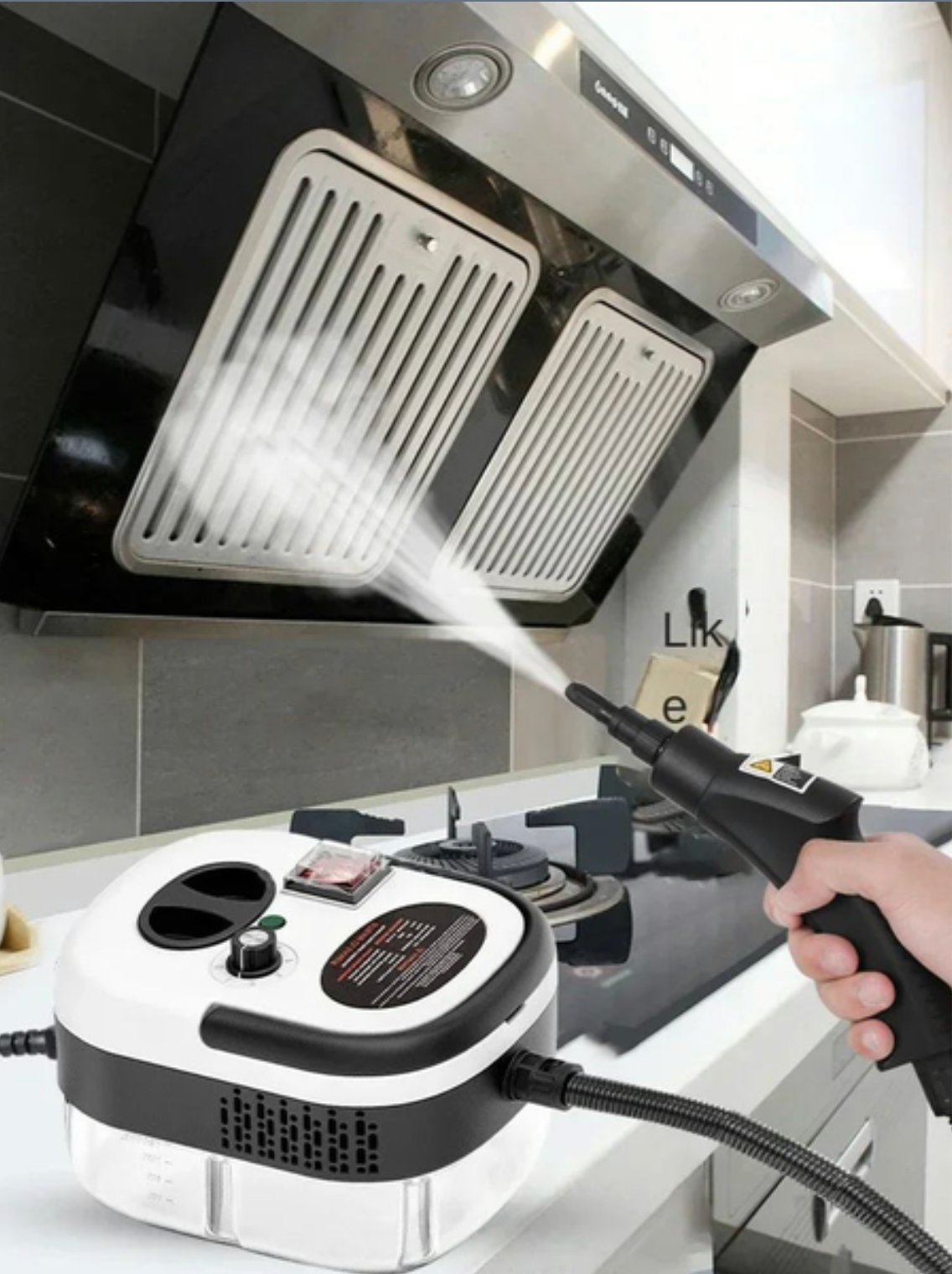 ShopToVista Pro® 2500W High Pressure Steam Cleaner Handheld Deep-Clean Steamer for Kitchen, Car & AC