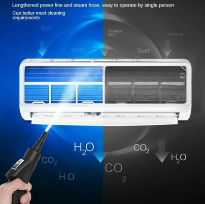 ShopToVista Pro® 2500W High Pressure Steam Cleaner Handheld Deep-Clean Steamer for Kitchen, Car & AC