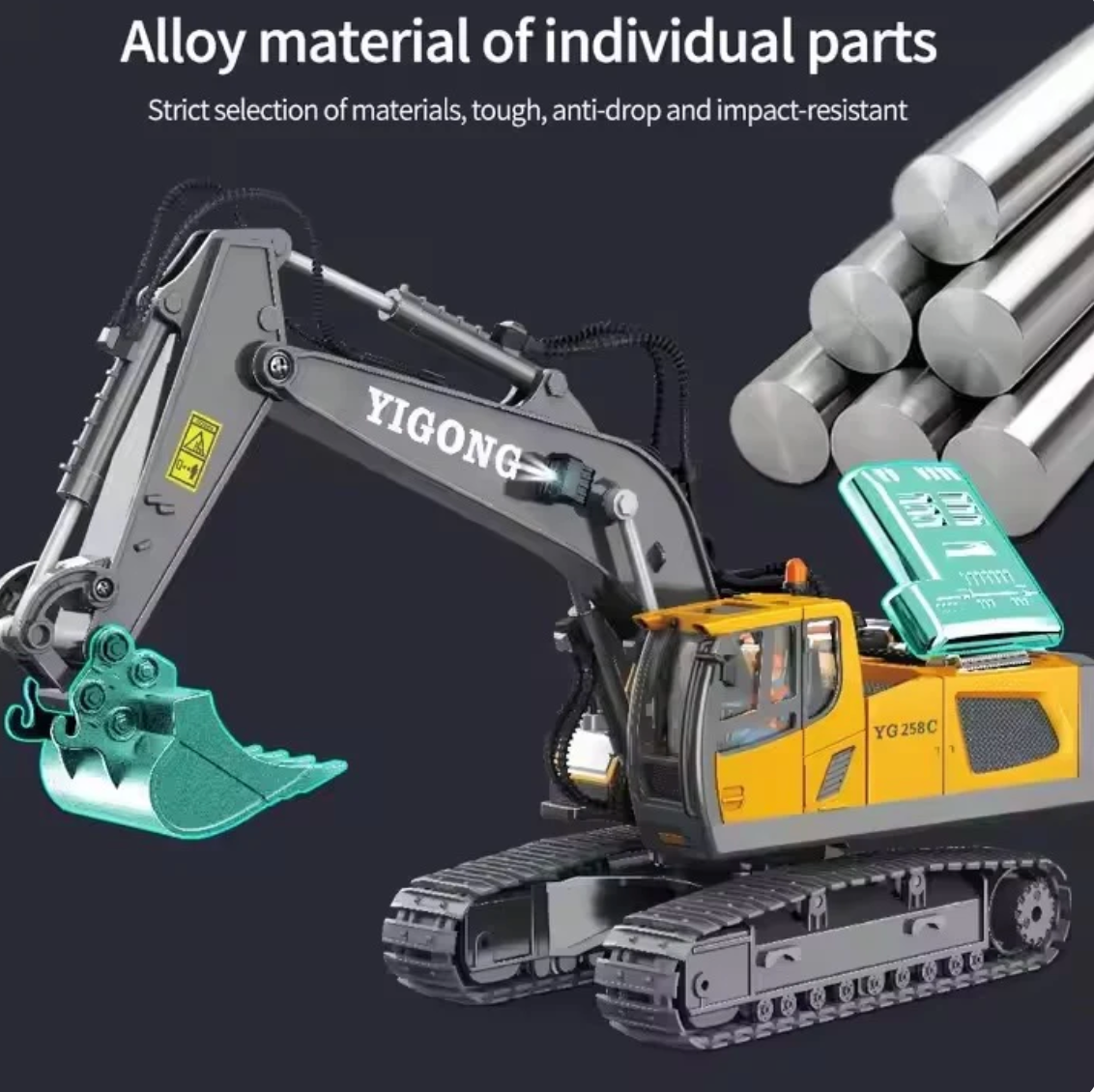 🚜 ShopToVista™ RC Excavator Family Pack