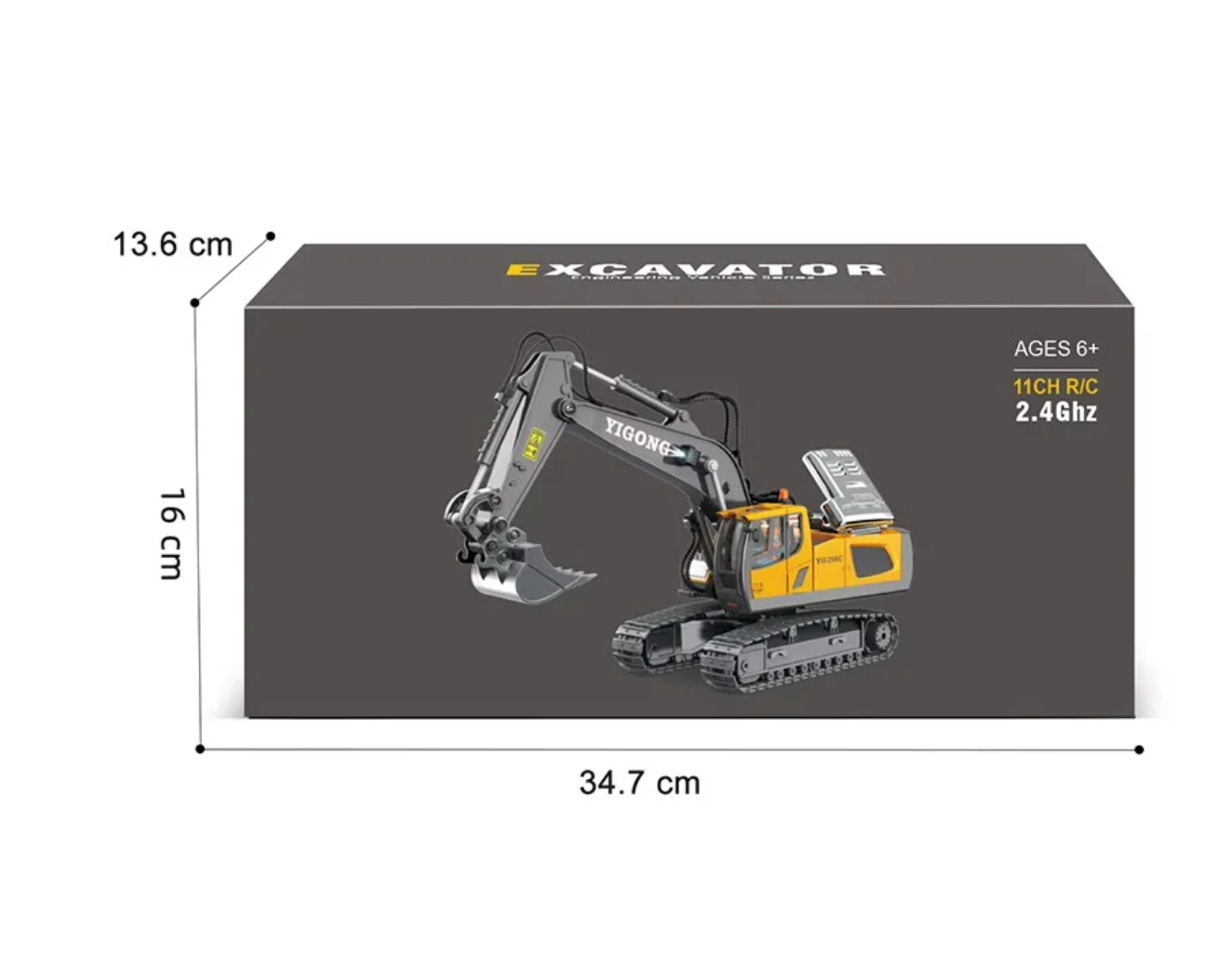 🚜 ShopToVista™ RC Excavator Family Pack