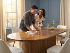 The Extendable Oval Dining Table