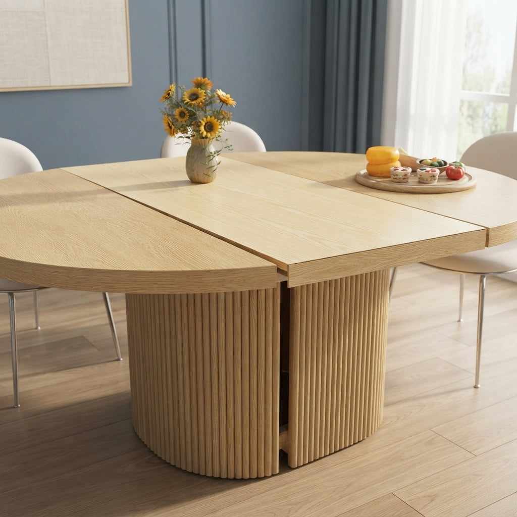 The Extendable Oval Dining Table