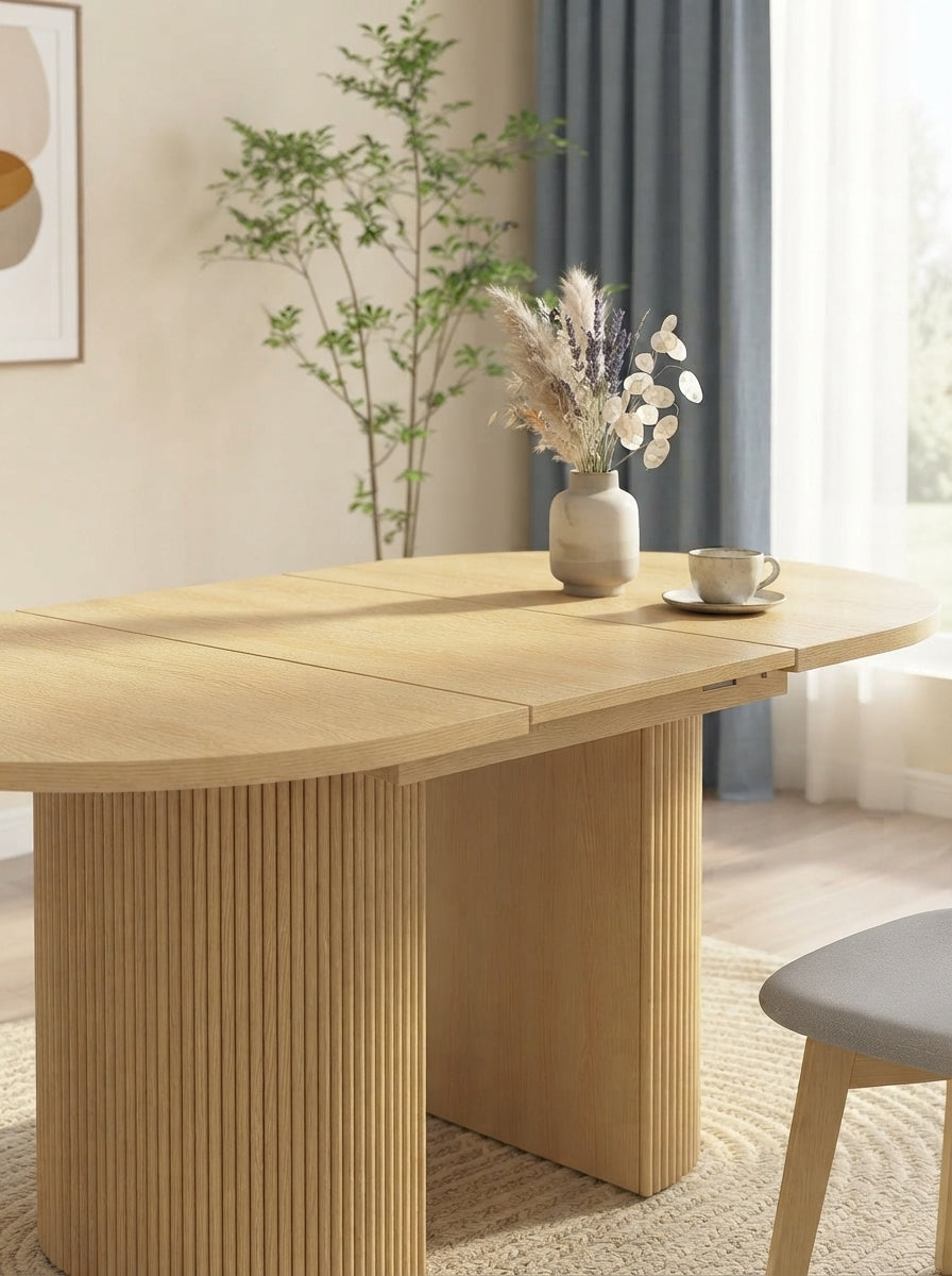 The Extendable Oval Dining Table