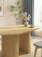 The Extendable Oval Dining Table
