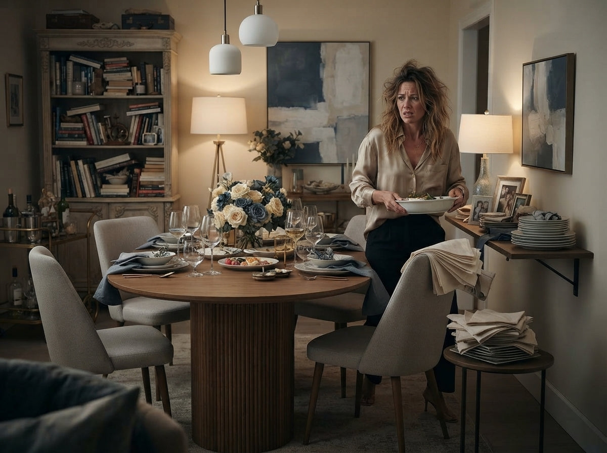 The Extendable Oval Dining Table