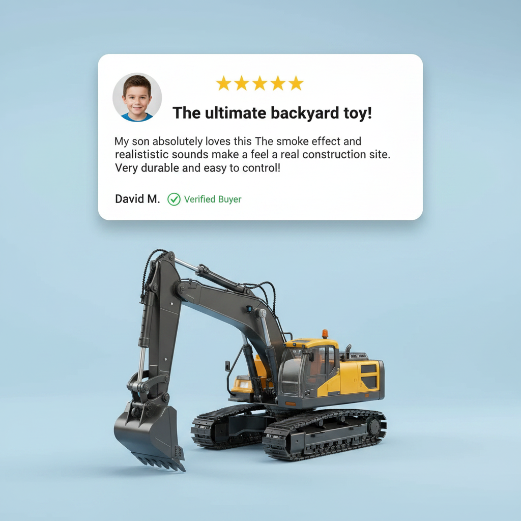 🚜 ShopToVista™ RC Excavator Family Pack