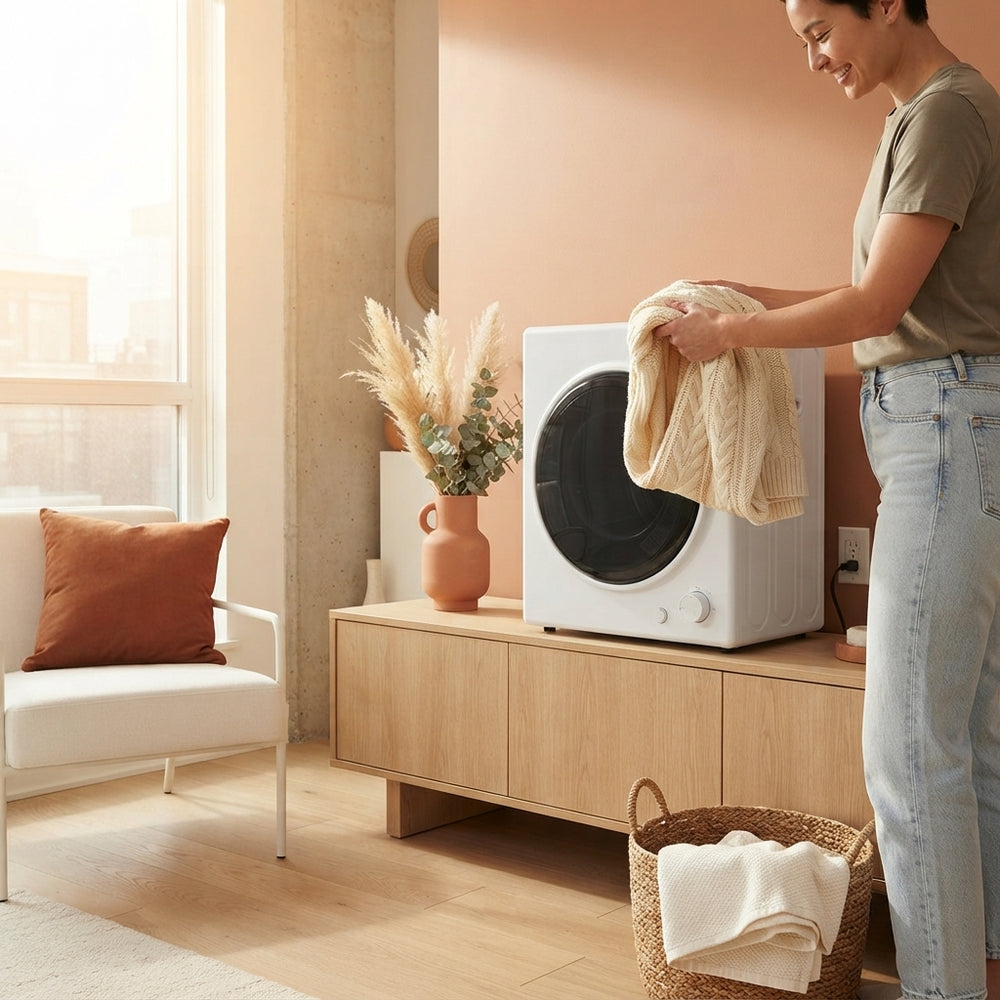 Portable Dryer for Clothes, 1500W Dryer, 4 Drying Mode - stellar-media-and-content