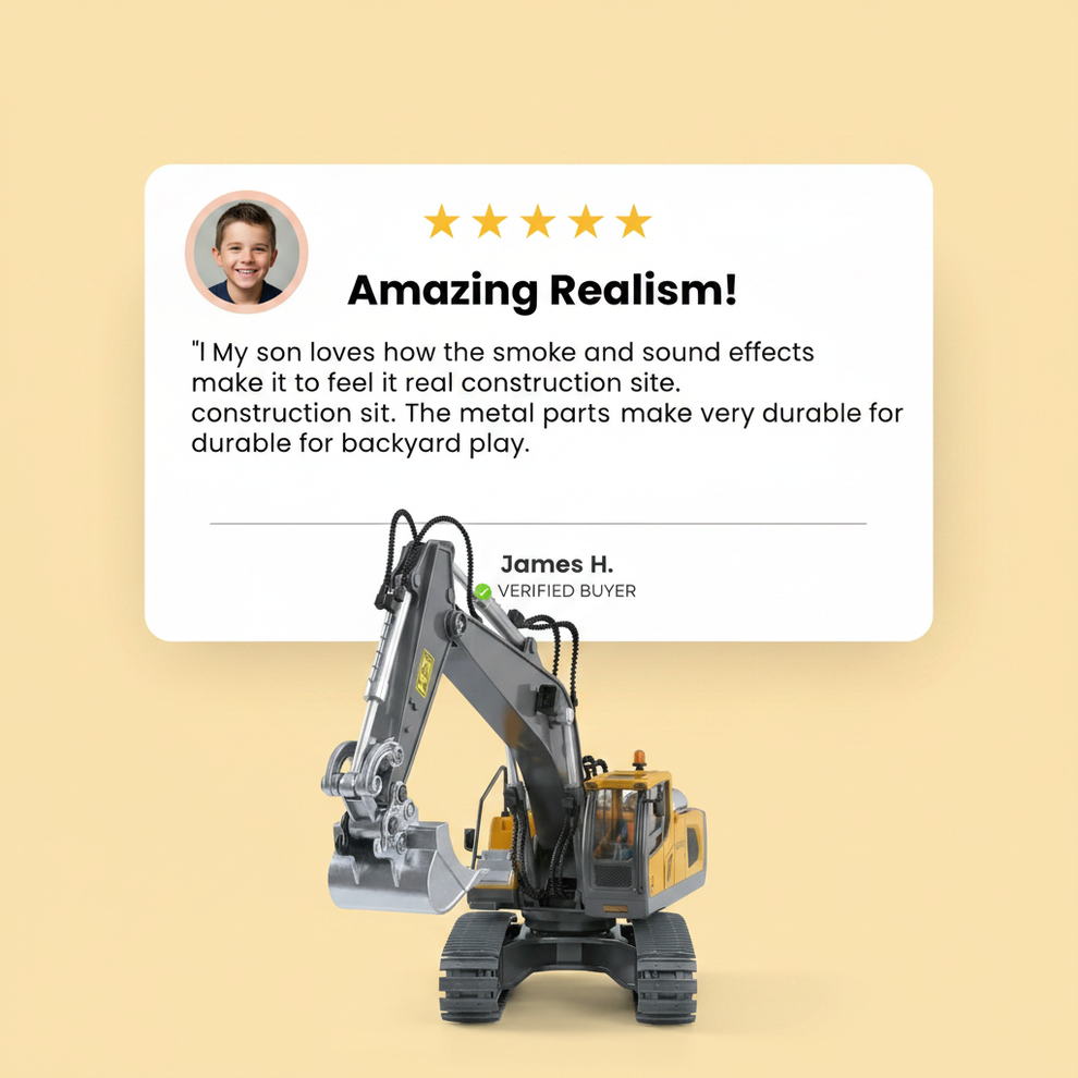 🚜 ShopToVista™ RC Excavator Family Pack